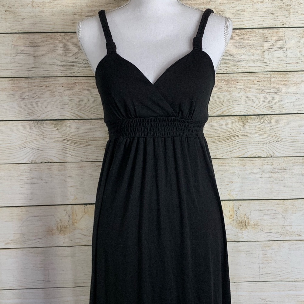 Long black maxi dress